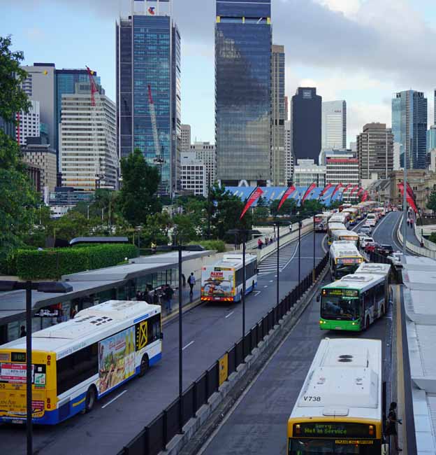 Brisbane bus queue